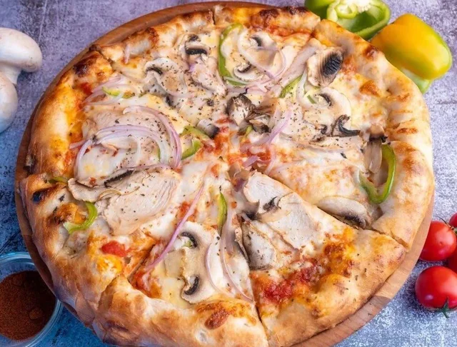 Apollo pizza, fresh from Edwin’s kitchen